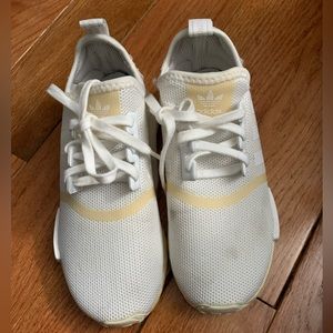 Adidas NMD R1 White, Kids Size 1, (Worn)